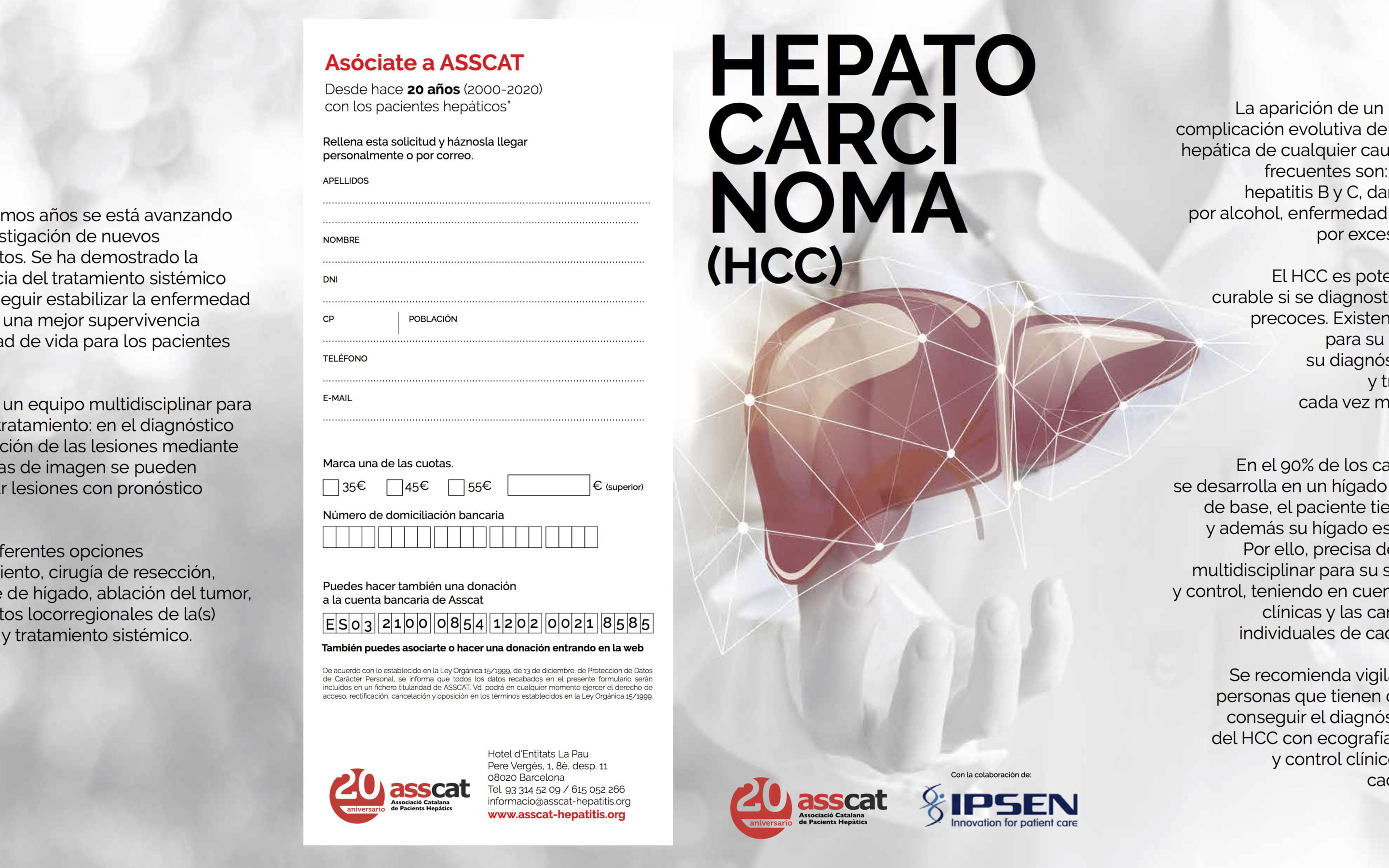 Folleto informativo sobre el Hepatocarcinoma (HCC)