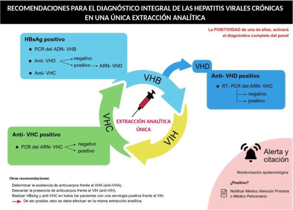 Consenso para un diagnóstico integral de las hepatitis virales con una única extracción analítica