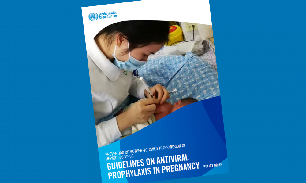 Nueva guía de la OMS sobre la prevención de la transmisión materno-infantil de la hepatitis B